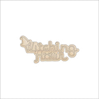 Witching Hour - Wood Craft Shape – Laser Cut Baltic Birch Unfinished DIY Art Supplies FAL180 - The Wood Shape Store