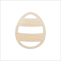 Easter Egg Wood Craft Shape - Laser Cut Baltic Birch Unfinished DIY Wood Art Supplies ESR32 - The Wood Shape Store