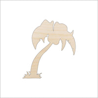 Palm Tree Wood Craft Shape - Laser Cut Baltic Birch Unfinished DIY Wood Art Supplies TRE35 - The Wood Shape Store