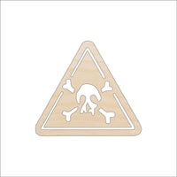 Poison Wood Craft Shape - Laser Cut Baltic Birch Unfinished DIY Wood Art Supplies SGN38 - The Wood Shape Store