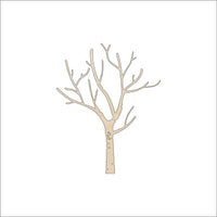 Tree Wood Craft Shape - Laser Cut Baltic Birch Unfinished DIY Wood Art Supplies TRE31 - The Wood Shape Store