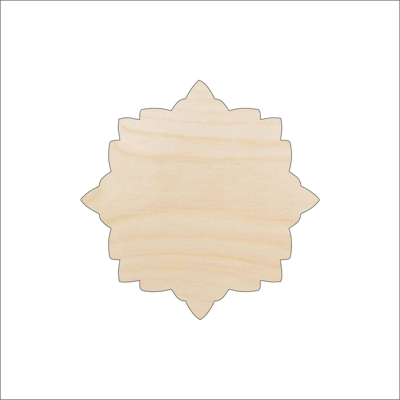 Plaque Wood Craft Shape - Laser Cut Baltic Birch Unfinished DIY Wood Art Supplies BSC37 - The Wood Shape Store