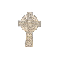 Cross Wood Craft Shape - Laser Cut Baltic Birch Unfinished DIY Wood Art Supplies REL10 - The Wood Shape Store