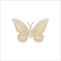 Butterfly Wood Craft Shape - Laser Cut Baltic Birch Unfinished DIY Wood Art Supplies BUG34 - The Wood Shape Store