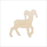 Goat Wood Craft Shape - Laser Cut Baltic Birch Unfinished DIY Wood Art Supplies SHP28 - The Wood Shape Store