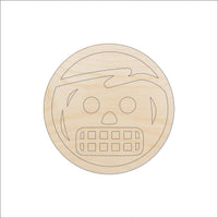 Creepy Face Wood Craft Shape - Laser Cut Baltic Birch Unfinished DIY Wood Art Supplies FAL248 - The Wood Shape Store
