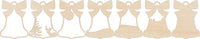 Deer 3D Laser Cut Ornament – Baltic Birch Wood Craft Supplies | DIY Wood Ornament Kit AN46 - The Wood Shape Store