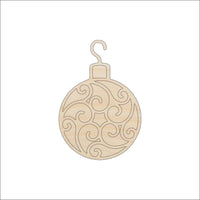 Ornament Wood Craft Shape - Laser Cut Baltic Birch Unfinished DIY Wood Art Supplies XMS21 - The Wood Shape Store