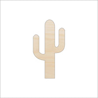 Cactus Wood Craft Shape - Laser Cut Baltic Birch Unfinished DIY Wood Art Supplies TRE108 - The Wood Shape Store