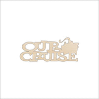 Cruise Wood Craft Shape - Laser Cut Baltic Birch Unfinished DIY Wood Art Supplies BOT28 - The Wood Shape Store