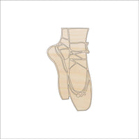 Ballet Wood Craft Shape - Laser Cut Baltic Birch Unfinished DIY Wood Art Supplies SPT407 - The Wood Shape Store