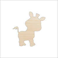 Zebra Wood Craft Shape – Laser Cut Baltic Birch Unfinished DIY Wood Art Supplies ANML113 - The Wood Shape Store