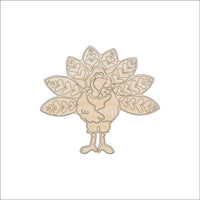 Turkey Wood Craft Shape - Laser Cut Baltic Birch Unfinished DIY Wood Art Supplies FAL130 - The Wood Shape Store