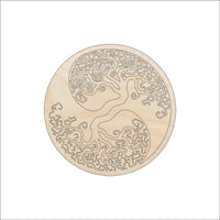 Tree of Life Wood Craft Shape - Laser Cut Baltic Birch Unfinished DIY Wood Art Supplies TRE75 - The Wood Shape Store