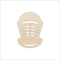 Helmet Wood Craft Shape - Laser Cut Baltic Birch Unfinished DIY Wood Art Supplies CLT108 - The Wood Shape Store
