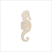 Seahorse Wood Craft Shape - Laser Cut Baltic Birch Unfinished DIY Wood Art Supplies SEA168 - The Wood Shape Store