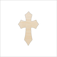 Cross Wood Craft Shape - Laser Cut Baltic Birch Unfinished DIY Wood Art Supplies REL33 - The Wood Shape Store