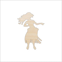 Dancer Wood Craft Shape - Laser Cut Baltic Birch Unfinished DIY Wood Art Supplies PPL20 - The Wood Shape Store