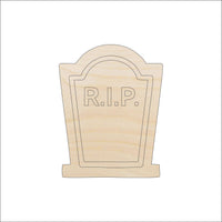 Tombstone Wood Craft Shape - Laser Cut Baltic Birch Unfinished DIY Wood Art Supplies FAL254 - The Wood Shape Store