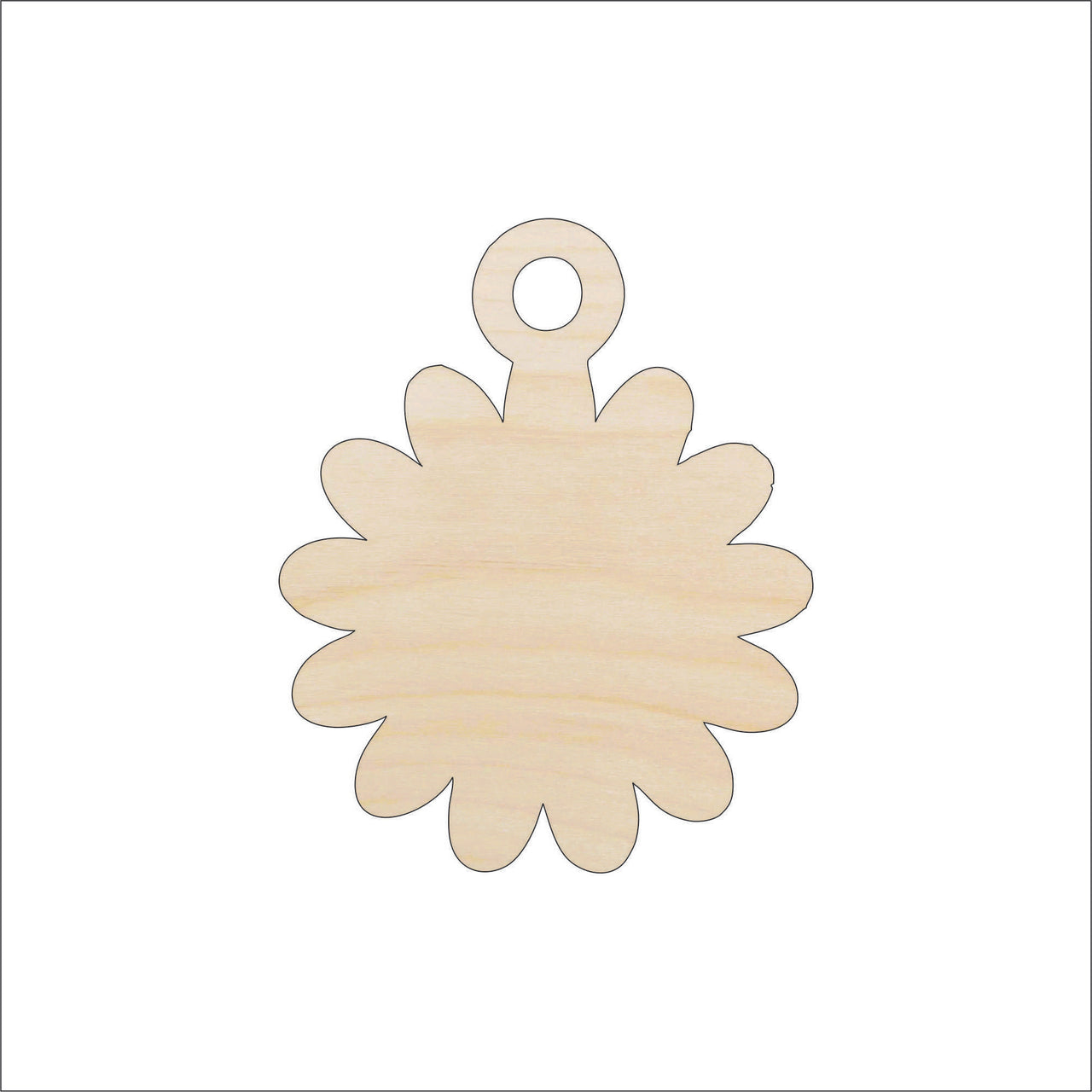 Gift Tag Wood Craft Shape - Laser Cut Baltic Birch Unfinished DIY Wood Art Supplies TAG22 - The Wood Shape Store