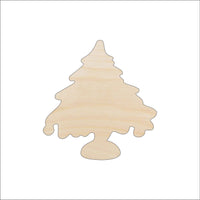 Tree Wood Craft Shape - Laser Cut Baltic Birch Unfinished DIY Wood Art Supplies XMS117 - The Wood Shape Store