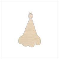 Birthday Hat Wood Craft Shape - Laser Cut Baltic Birch Unfinished DIY Wood Art Supplies CLT21 - The Wood Shape Store