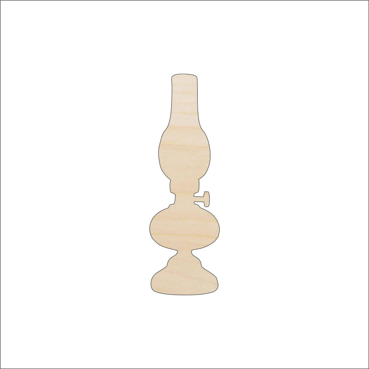 Lantern Wood Craft Shape - Laser Cut Baltic Birch Unfinished DIY Wood Art Supplies DCR27 - The Wood Shape Store