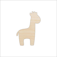 Giraffe Wood Craft Shape – Laser Cut Baltic Birch Unfinished DIY Wood Art Supplies ANML71 - The Wood Shape Store