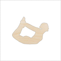 Yoga Wood Craft Shape - Laser Cut Baltic Birch Unfinished DIY Wood Art Supplies PPL206 - The Wood Shape Store