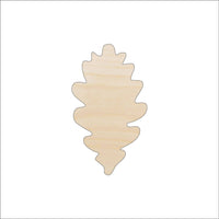 Leaf Wood Craft Shape - Laser Cut Baltic Birch Unfinished DIY Wood Art Supplies LEF1 - The Wood Shape Store