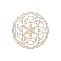 Design Wood Craft Shape - Laser Cut Baltic Birch Unfinished DIY Wood Art Supplies DSN1 - The Wood Shape Store