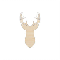 Deer Wood Craft Shape - Laser Cut Baltic Birch Unfinished DIY Wood Art Supplies DER70 - The Wood Shape Store