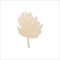 Leaf Wood Craft Shape - Laser Cut Baltic Birch Unfinished DIY Wood Art Supplies LEF24 - The Wood Shape Store