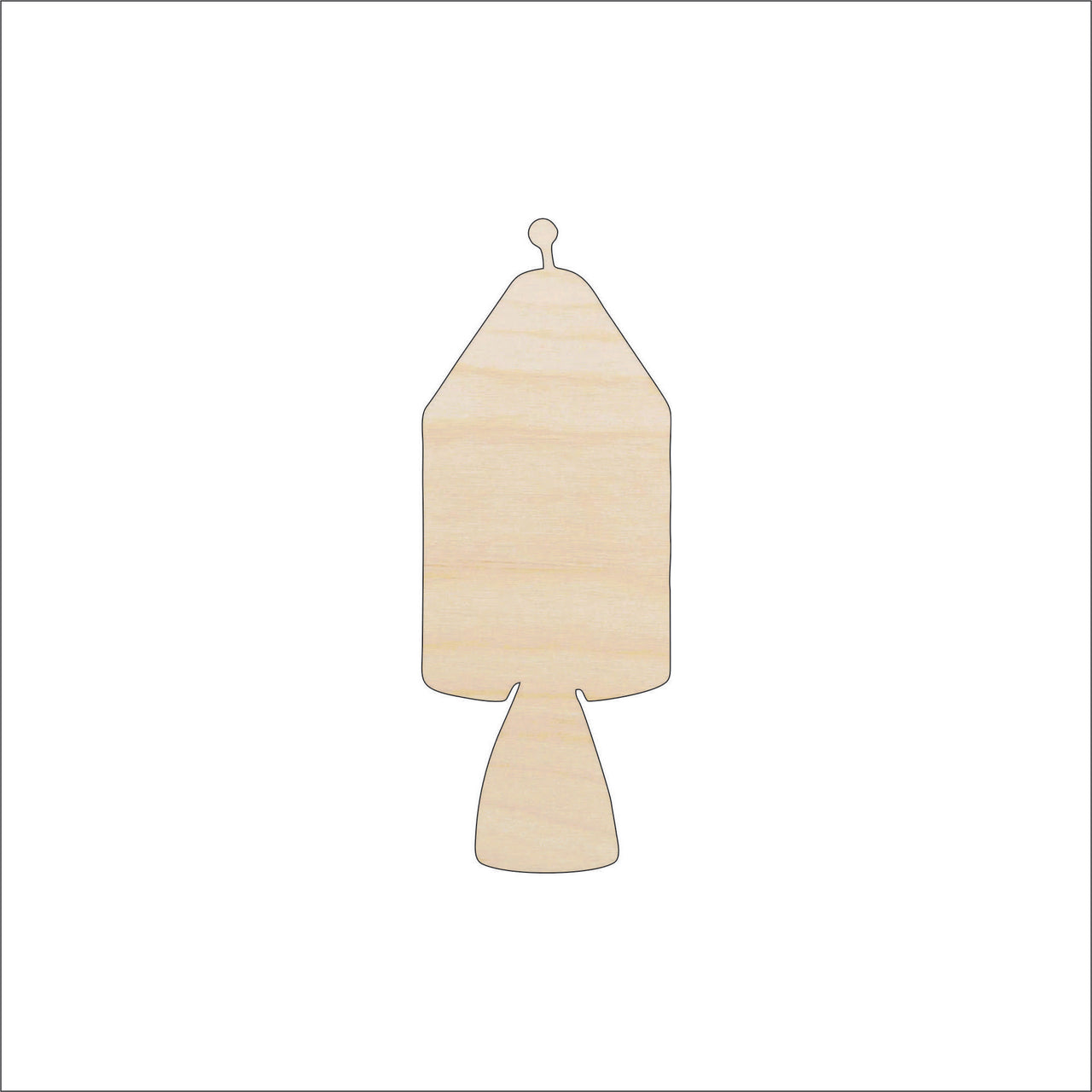 Spaceship Wood Craft Shape - Laser Cut Baltic Birch Unfinished DIY Wood Art Supplies SPC53 - The Wood Shape Store