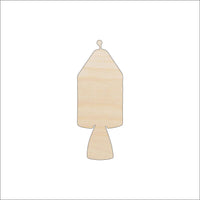 Spaceship Wood Craft Shape - Laser Cut Baltic Birch Unfinished DIY Wood Art Supplies SPC53 - The Wood Shape Store