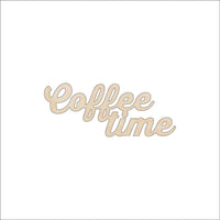 Coffee Word Wood Craft Shape - Laser Cut Baltic Birch Unfinished DIY Wood Art Supplies FOD61 - The Wood Shape Store