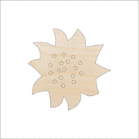 Flower Wood Craft Shape - Laser Cut Baltic Birch Unfinished DIY Wood Art Supplies FLR108 - The Wood Shape Store