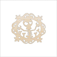 Skeleton Wood Craft Shape – Laser Cut Baltic Birch Unfinished DIY Wood Art Supplies FAL71 - The Wood Shape Store