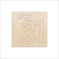 Halloween Wood Craft Shape - Laser Cut Baltic Birch Unfinished DIY Wood Art Supplies FAL199 - The Wood Shape Store