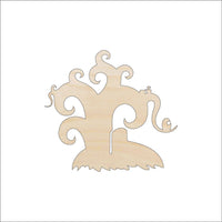 Spooky Tree Wood Craft Shape - Laser Cut Baltic Birch Unfinished DIY Wood Art Supplies FAL171 - The Wood Shape Store