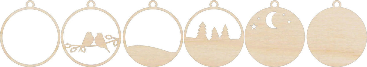 Bird 3D Laser Cut Ornament – Baltic Birch Wood Craft Supplies | DIY Wood Ornament Kit BR2 - The Wood Shape Store