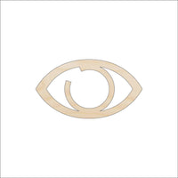 Eye Wood Craft Shape - Laser Cut Baltic Birch Unfinished DIY Wood Art Supplies PPL27 - The Wood Shape Store