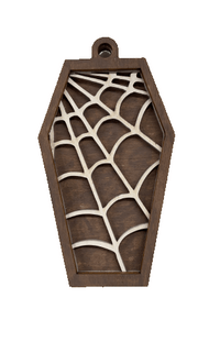 Halloween 3D Laser Cut Ornament – Baltic Birch Wood Craft Supplies | DIY Wood Ornament Kit HA10 - The Wood Shape Store