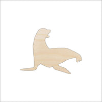 Seal Wood Craft Shape – Laser Cut Baltic Birch Unfinished DIY Wood Art Supplies ANML86 - The Wood Shape Store