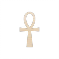 Ankh Wood Craft Shape - Laser Cut Baltic Birch Unfinished DIY Wood Art Supplies WLD56 - The Wood Shape Store