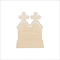 Tombstone Wood Craft Shape - Laser Cut Baltic Birch Unfinished DIY Wood Art Supplies FAL156 - The Wood Shape Store