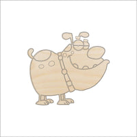 Dog Wood Craft Shape - Laser Cut Baltic Birch Unfinished DIY Wood Art Supplies DOG61 - The Wood Shape Store