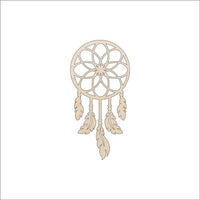 Dream Catcher Wood Craft Shape - Laser Cut Baltic Birch Unfinished DIY Wood Art Supplies XTR91 - The Wood Shape Store