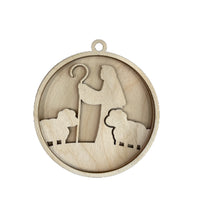 Nativity 3D Laser Cut Ornament – Baltic Birch Wood Craft Supplies | DIY Wood Ornament Kit RE18 - The Wood Shape Store