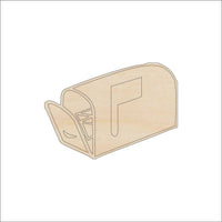Mailbox Wood Craft Shape - Laser Cut Baltic Birch Unfinished DIY Wood Art Supplies BLD125 - The Wood Shape Store
